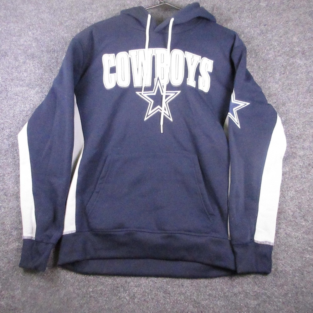 Dallas Cowboys Hoodie Mens Medium Blue NFL Football Ultra Game Star Pullover